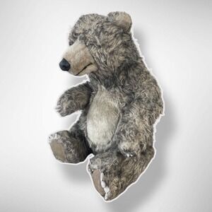 Disney Parks Jungle‎ Book Baloo Bear Plush Realistic Brown Grey Toy Kids 11 in